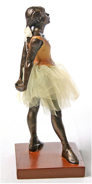 Degas Fourteen Year Old Little Dancer Ballerina Statue Fabric Skirt Large